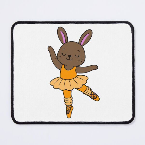 Item preview, Ballet Bunny - Brown - Yellow Orange designed and sold by AngelMiette.