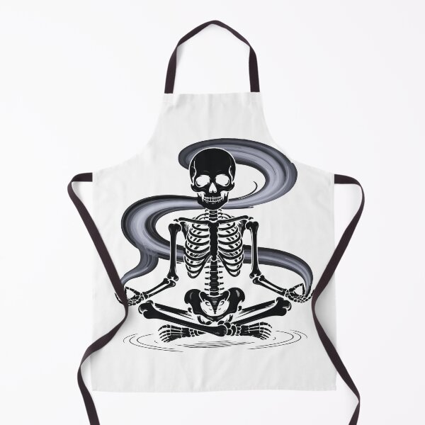 Item preview, Yoga meditating skeleton designed and sold by Pluto ⭐️.
