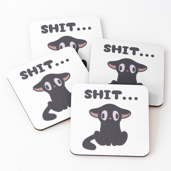 Item preview, Worried cat designed and sold by bekadan.