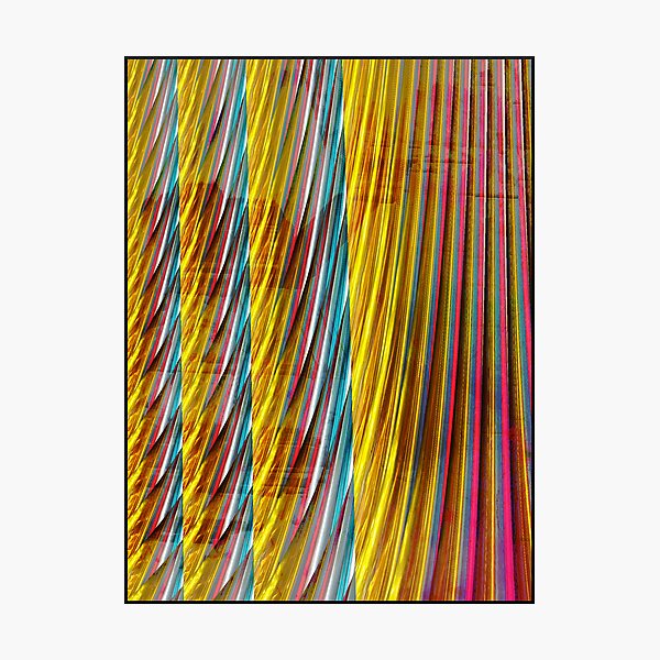pinstripes from the fair Photographic Print