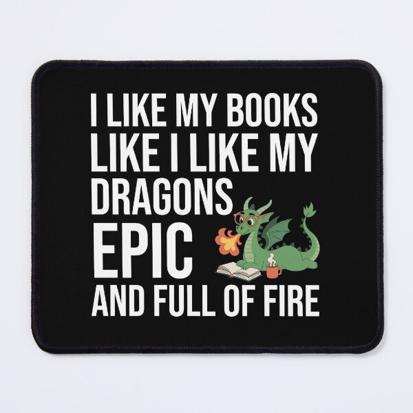 Item preview, Liking Dragons And Books designed and sold by TheAnimalZ00.