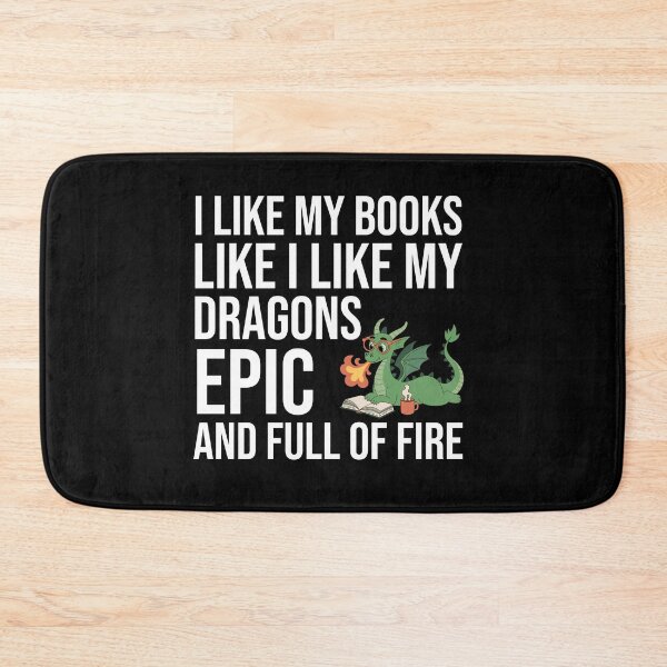 Item preview, Liking Dragons And Books designed and sold by TheAnimalZ00.