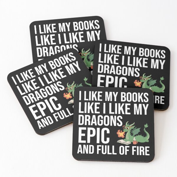 Item preview, Liking Dragons And Books designed and sold by TheAnimalZ00.
