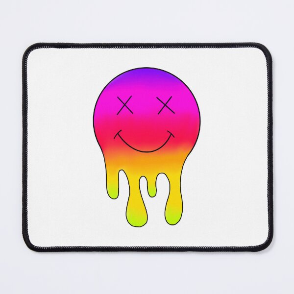 Item preview, Melting colorful smiley face designed and sold by Onehappyhook.