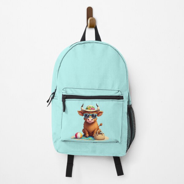Item preview, Cute Funny Highland Cow at the Beach Design designed and sold by Grade A Gifts.