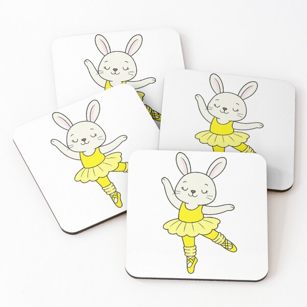 Item preview, Ballet Bunny - White - Yellow designed and sold by AngelMiette.