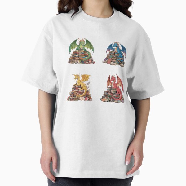 Item preview, Colorful Dragons On A Stack Of Books designed and sold by TheAnimalZ00.
