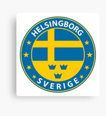 Helsingborg, Helsingborg Sweden, Helsingborg sticker, City of Sweden Canvas Print