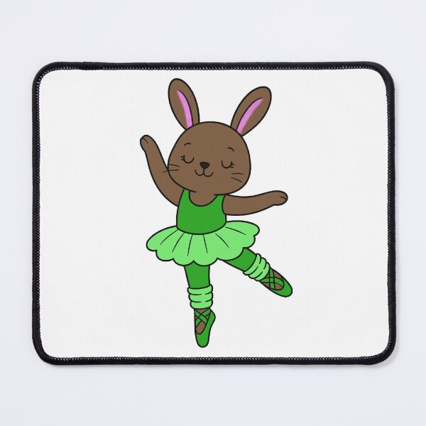 Item preview, Ballet Bunny - Brown - Green designed and sold by AngelMiette.