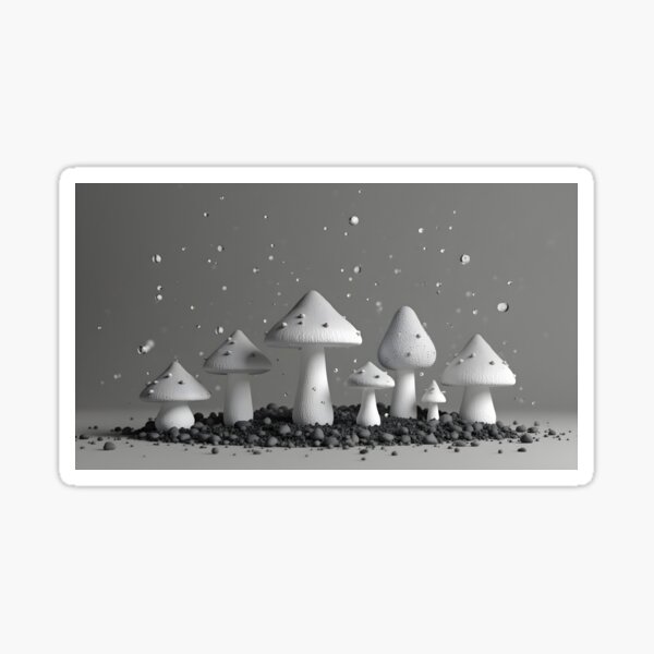 Item preview, Graue Pilzinsel designed and sold by LizRenCM.
