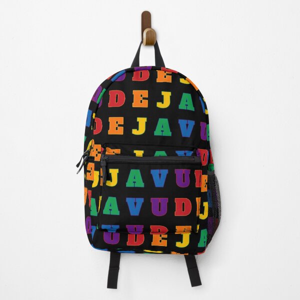 Item preview, Deja Vu - Seamless Rainbow Pattern (Black Background) designed and sold by IKDG.