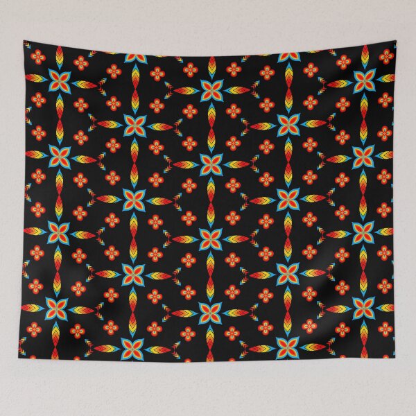 Item preview, Feather Floral black designed and sold by Niibidoon.