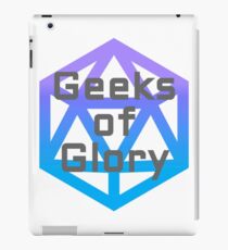 Original Geeks of Glory Logo iPad Case/Skin
