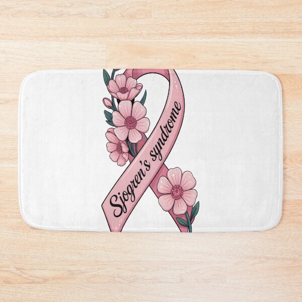 Item preview, Sjogren’s Syndrome Awareness Ribbon with Flowers designed and sold by stylishsketcher.