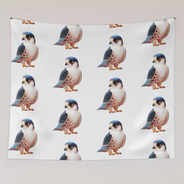 Item preview, peregrine falcon on white background designed and sold by wonderisland.