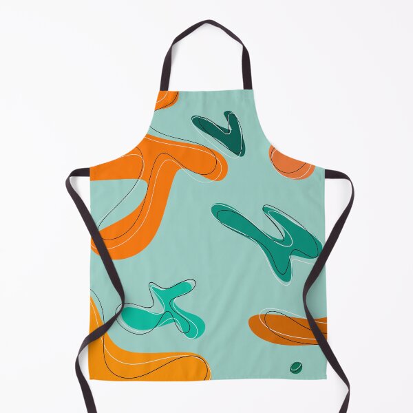 Item preview, Lighter Teal and orange bubble print designed and sold by amybee349.