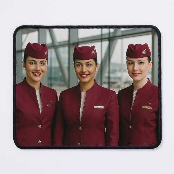Item preview, Qatar Cabin Crew designed and sold by Skyframe Aviation.