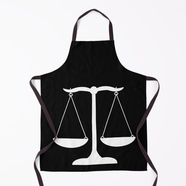 Item preview, White Scales of Justice- Law Art designed and sold by MagicMe-JD.