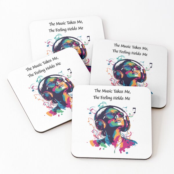 Item preview,  "The Music Takes Me, the Feeling Holds Me" music lovers design designed and sold by TR_fairydesigns.