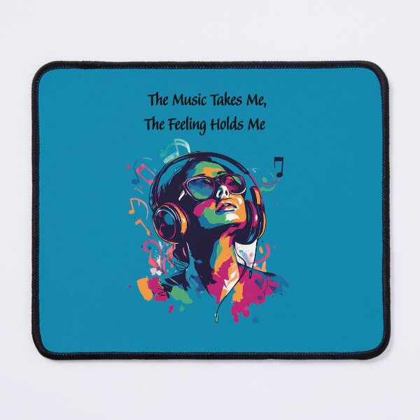 Item preview,  "The Music Takes Me, the Feeling Holds Me" music lovers design designed and sold by TR_fairydesigns.
