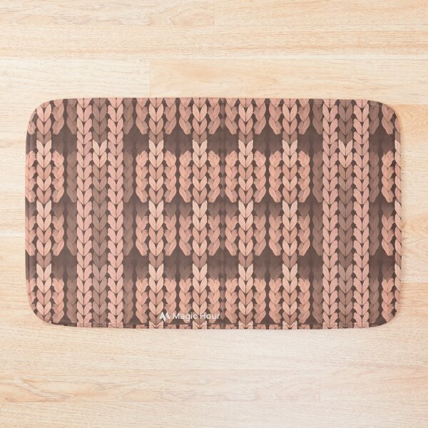 Item preview, Hand-Knit Sweater Seamless Pattern – Cozy Yarn Texture Design designed and sold by EverMuse_0_0.
