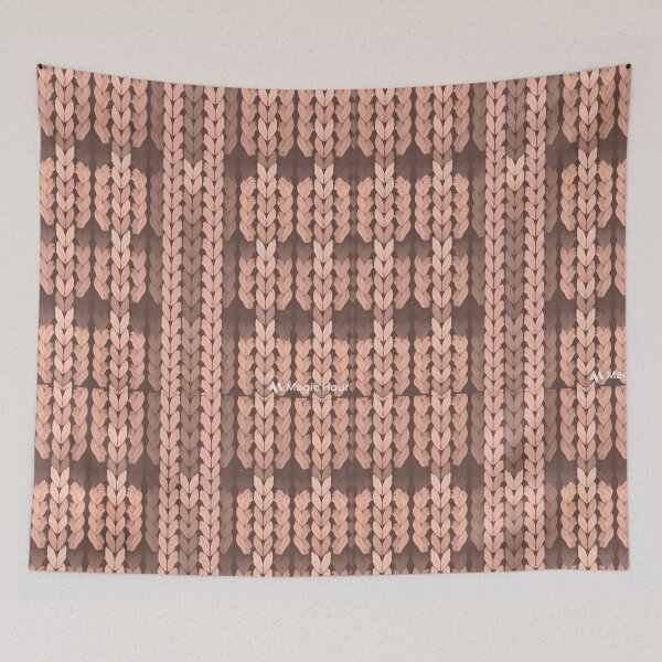 Item preview, Hand-Knit Sweater Seamless Pattern – Cozy Yarn Texture Design designed and sold by EverMuse_0_0.
