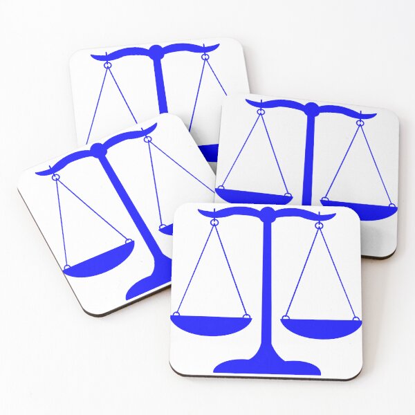 Item preview, Blue Scales of Justice- Law Art designed and sold by MagicMe-JD.