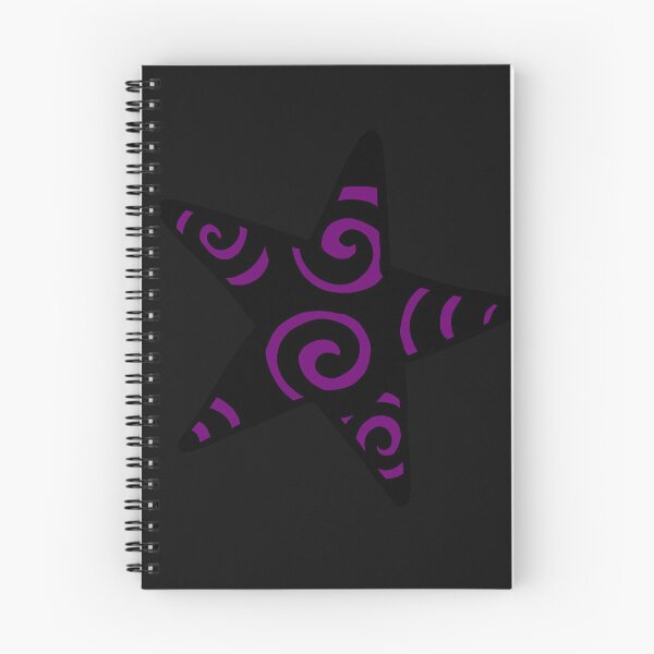 Item preview, purple swirly star designed and sold by idraw&whatnot.