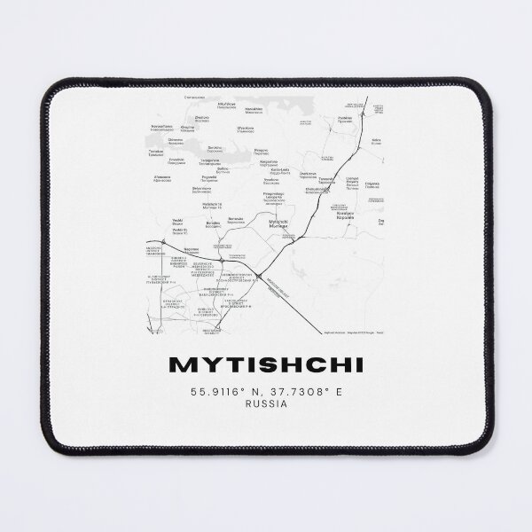 Item preview, Mytishchi Street Map – Minimalist Russia City Poster designed and sold by RM-Journey.