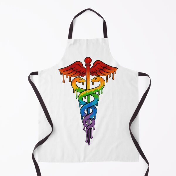 Item preview, Rainbow Pride Drip Caduceus  designed and sold by catthemedic.