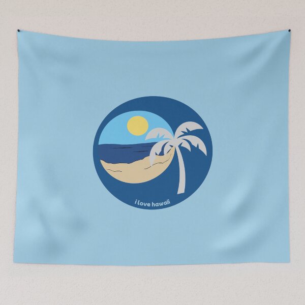 Item preview,  "i love hawaii" The moon designed and sold by YsDesignsHawaii.