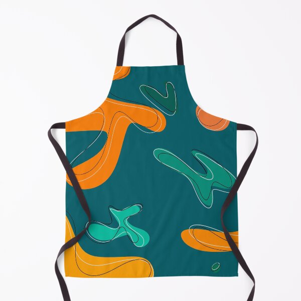 Item preview, Teal and orange bubble print designed and sold by amybee349.