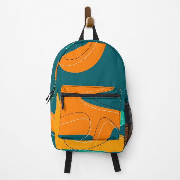 Item preview, Teal and orange bubble print designed and sold by amybee349.