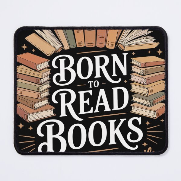Item preview, born To Read Books Forced To Read Emails Reading designed and sold by MAKOPOKOShop.