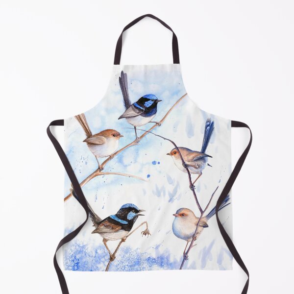 Item preview, Fairy Wrens Singing in the Rain designed and sold by Nadya Neklioudova.