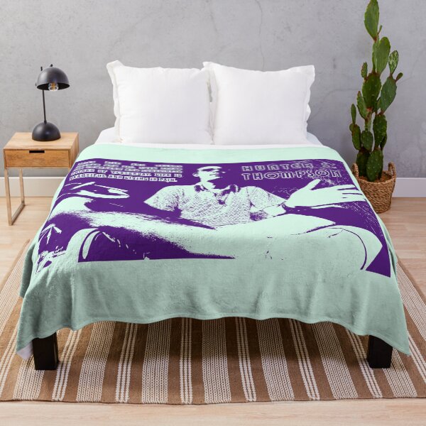 Item preview, Hunter S. Thompson quote: Hopes rise and dreams flicker and die. Love plans for tomorrow and loneliness thinks of yesterday. Life is beautiful and living is pain. designed and sold by artbleed.