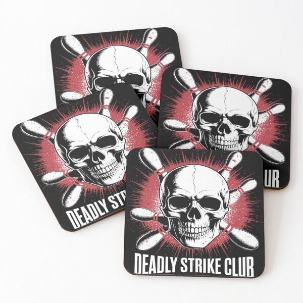 Item preview, Bowling Champ Deadly Strike Club Skull Bowling designed and sold by MAKOPOKOShop.