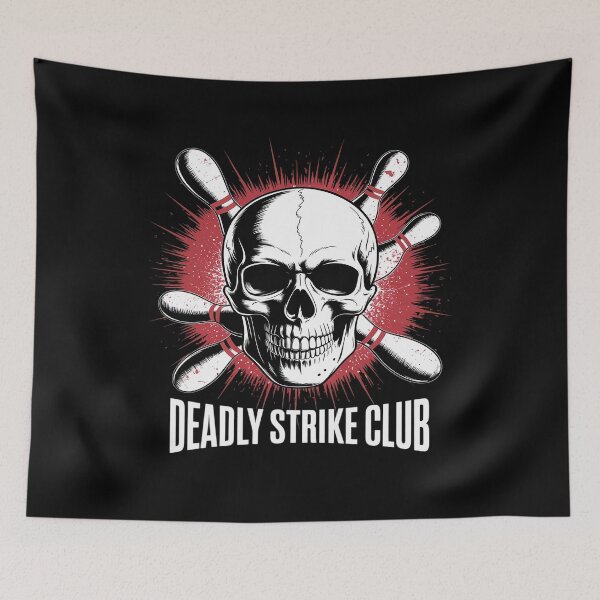 Item preview, Bowling Champ Deadly Strike Club Skull Bowling designed and sold by MAKOPOKOShop.