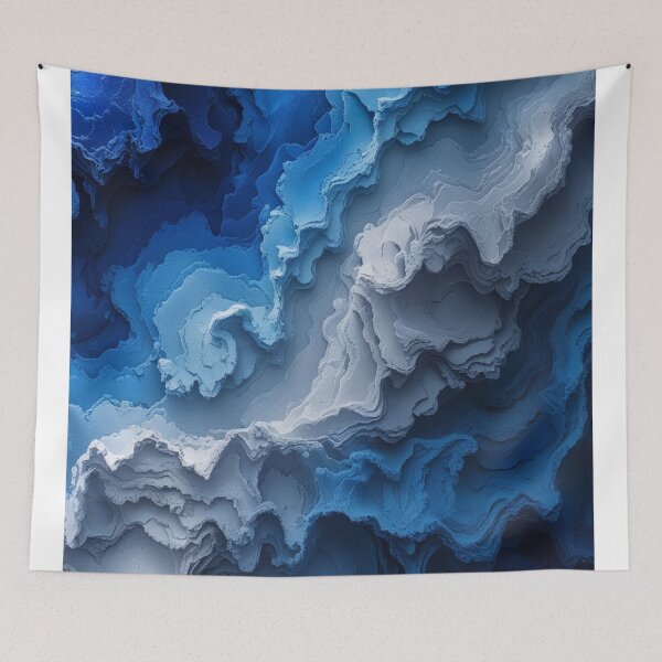 Item preview, Surreal scene waves designed and sold by saly55887.