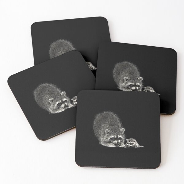 Item preview, Cute Raccoons Art Design  designed and sold by MasartDesigns.