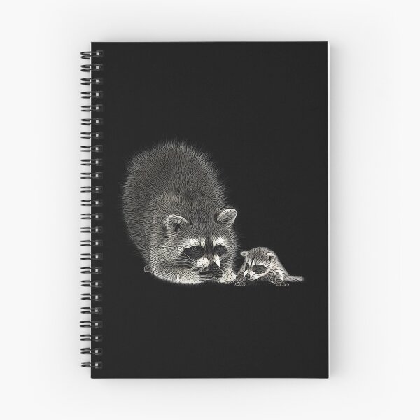 Aperçu de l'œuvre Conception d'art de ratons laveurs mignons créée et vendue par MasartDesigns.