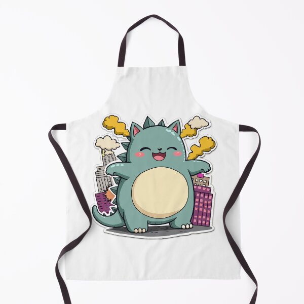 Item preview, Chubby Catzilla | Kawaii Monster City Crash designed and sold by NovaProArt.
