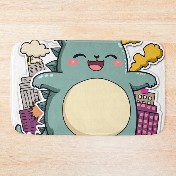 Item preview, Chubby Catzilla | Kawaii Monster City Crash designed and sold by NovaProArt.