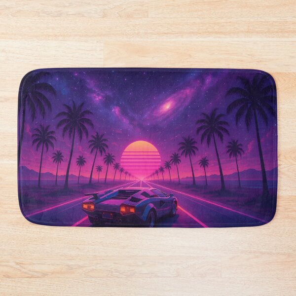 Item preview, Retrowave Road designed and sold by MitsukiArt.