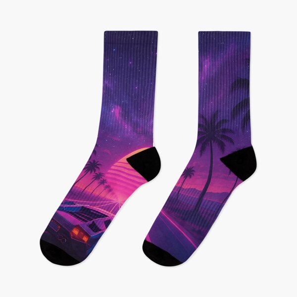 Item preview, Retrowave Road designed and sold by MitsukiArt.