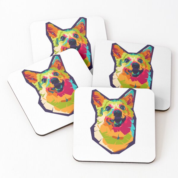 Item preview, colorful dog on wpap style designed and sold by Enthok.