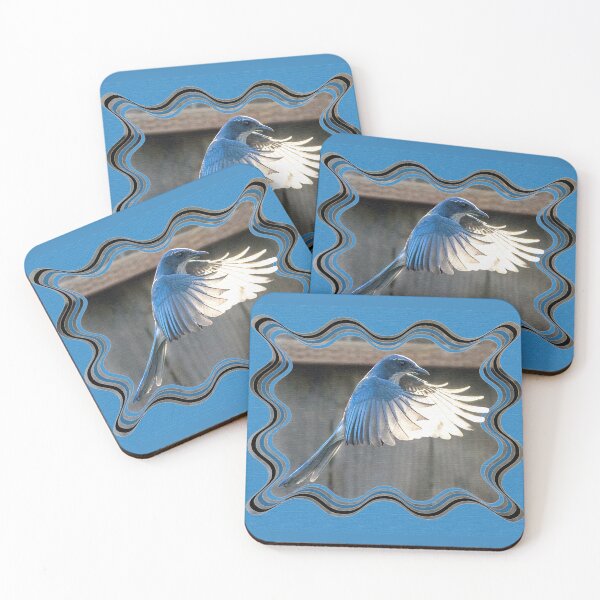 Item preview, Scrub Jay In Flight designed and sold by CarolM.
