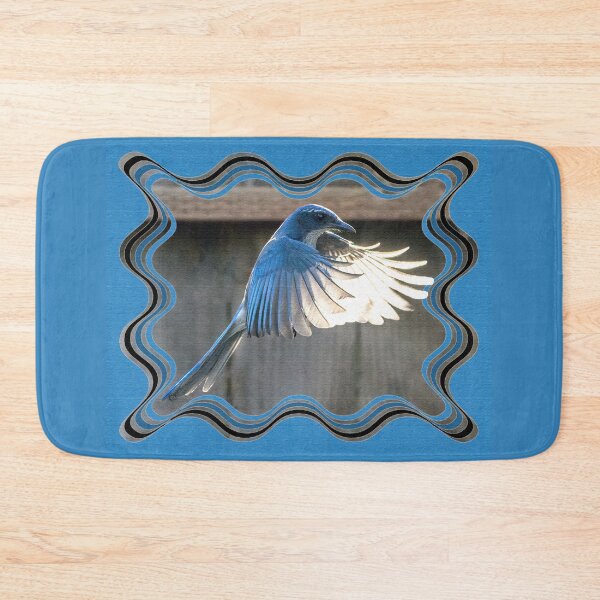 Item preview, Scrub Jay In Flight designed and sold by CarolM.