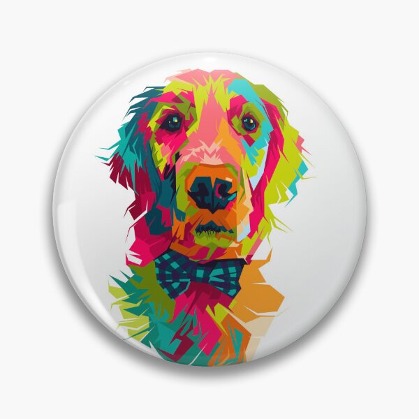 Item preview, colorful dog on wpap style designed and sold by Enthok.
