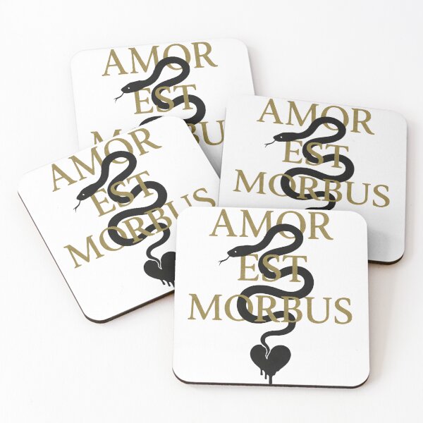 Item preview, Amor Est Morbus – Latin Snake & Dripping Heart Gothic Design designed and sold by American Steel.
